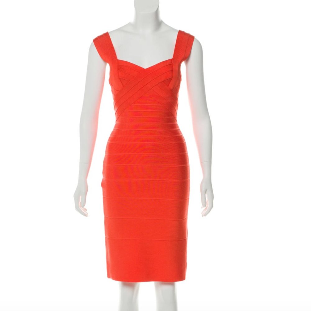 NWT Hervé Léger Sunburst Bandage Dress Size S